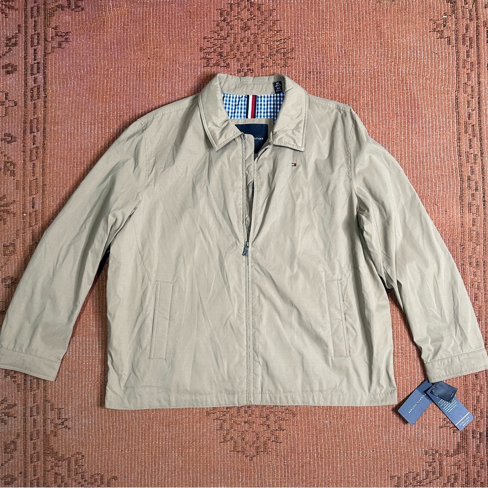 Khaki Beige Tommy Hilfiger Jacket